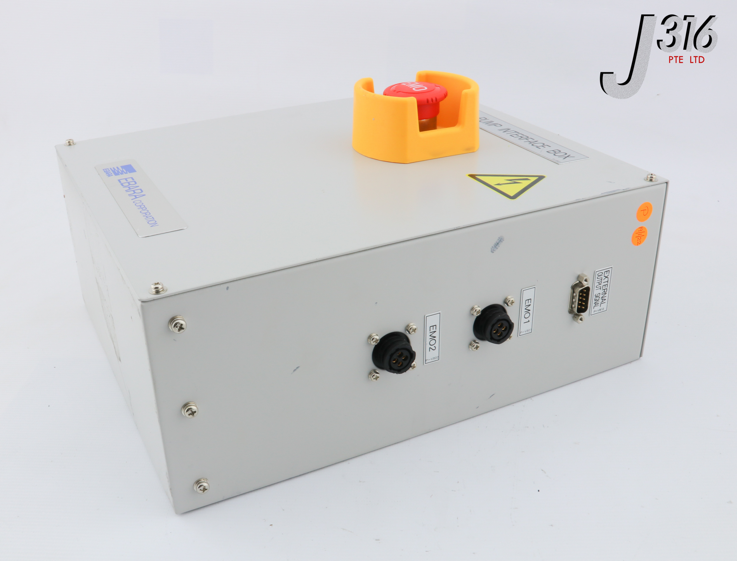 27884 EBARA CORPORATION VACUUM PUMP INTERFACE BOX, 1Ø AC200V 50
